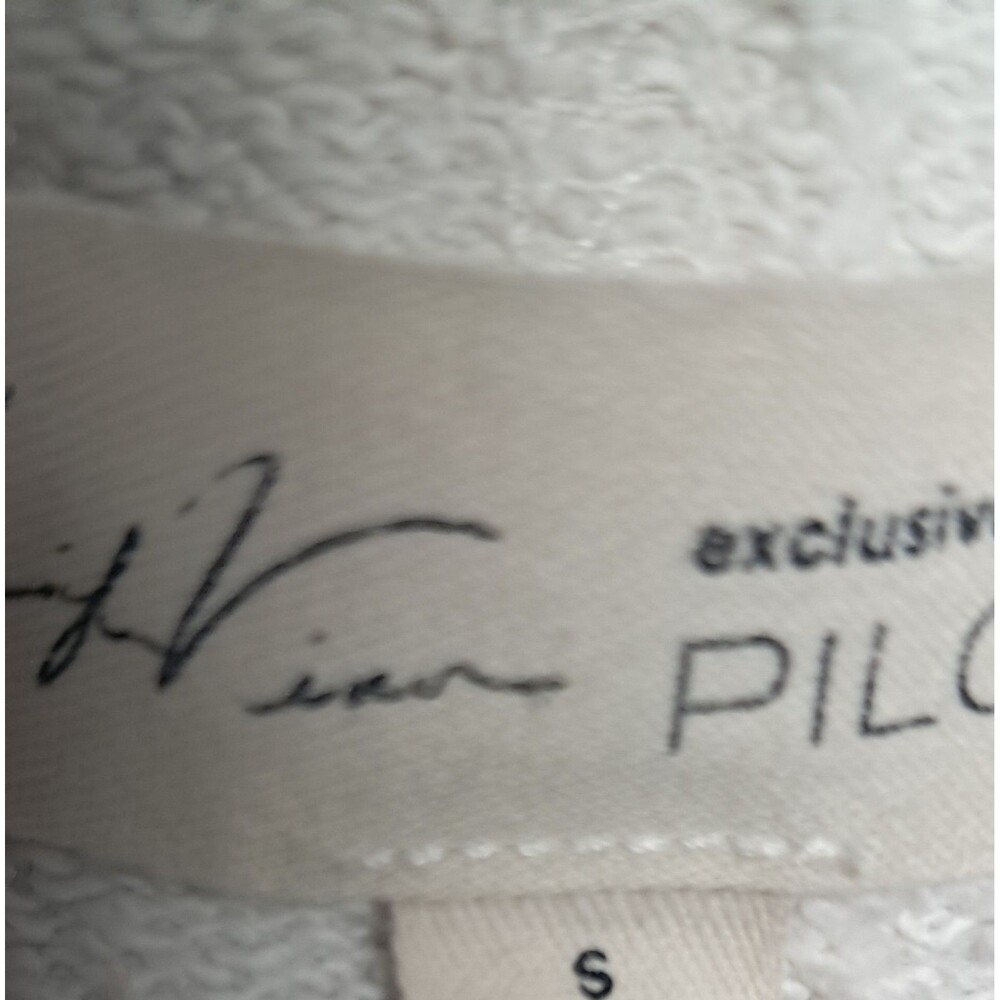 Leigh Viner for Pilcro Anthropologie Niki Bubble Floral Sweatshirt Womens M - Picture 3 of 9